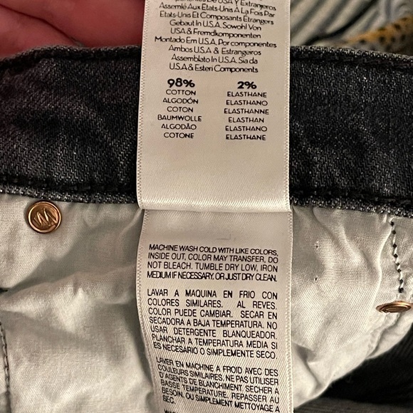 mother denim the insider crop step chew, pedal to the metal destroyed, Size 27 - Picture 5 of 16